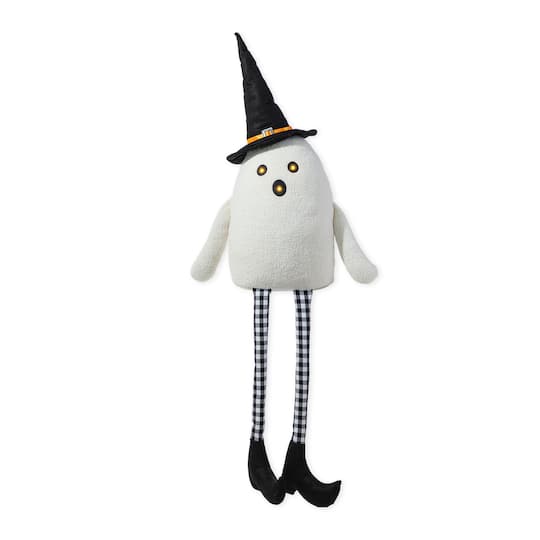 Glitzhome® 65.25"H Lighted Halloween Oversized Fabric Ghost Shelf Sitter | 15" x 11" x 62.25" | Michaels®